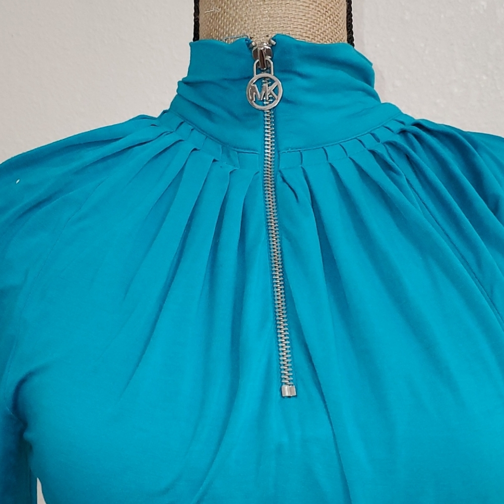 Women's Michael Kors Turquoise Blouse - Picture 5 of 10